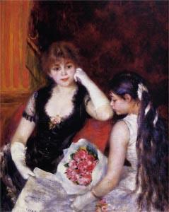 Pierre-Auguste Renoir At the Concert a Box at the Opera
